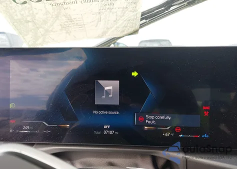 2025 BMW 330I из США, поврежденный, VIN 3MW69CW06S8F38491